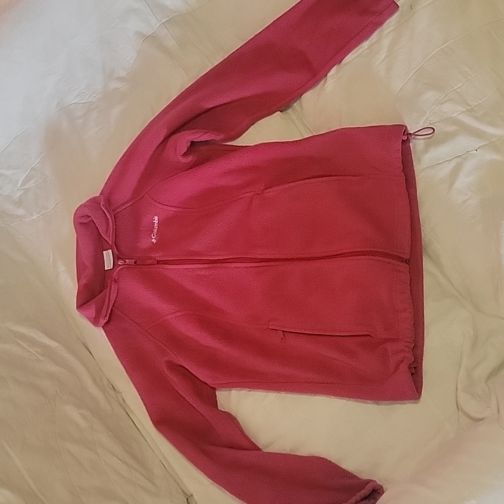 Womens Columbia jacket pink size small